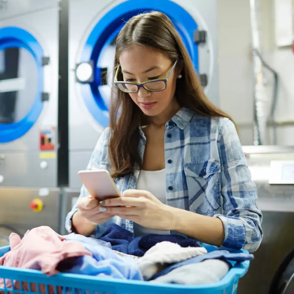 verbose techlabs deliwash laundry app booking screen