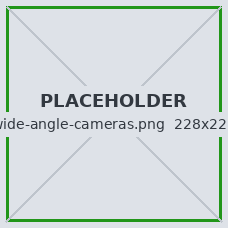 Wide-angle camera used for storefront image collection
