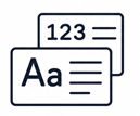 Numbers & Text